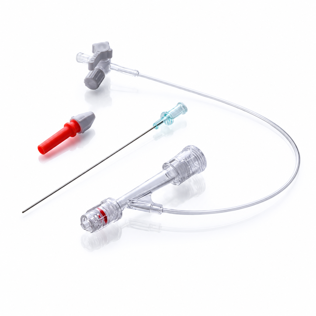 Hemostasis valve (Y connector set) 50cm